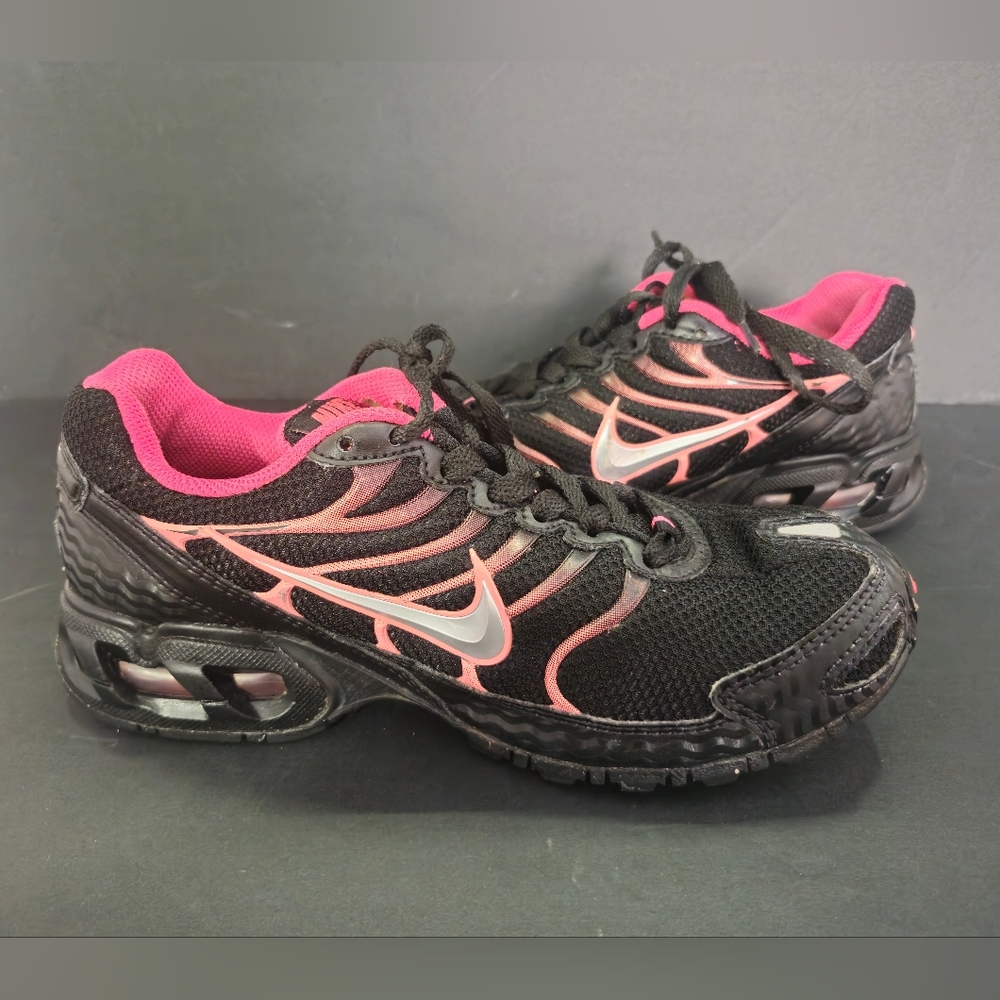 Nike Air Max Torch 4 Women's Size 7 Running Shoes Black/Pink 343851-006